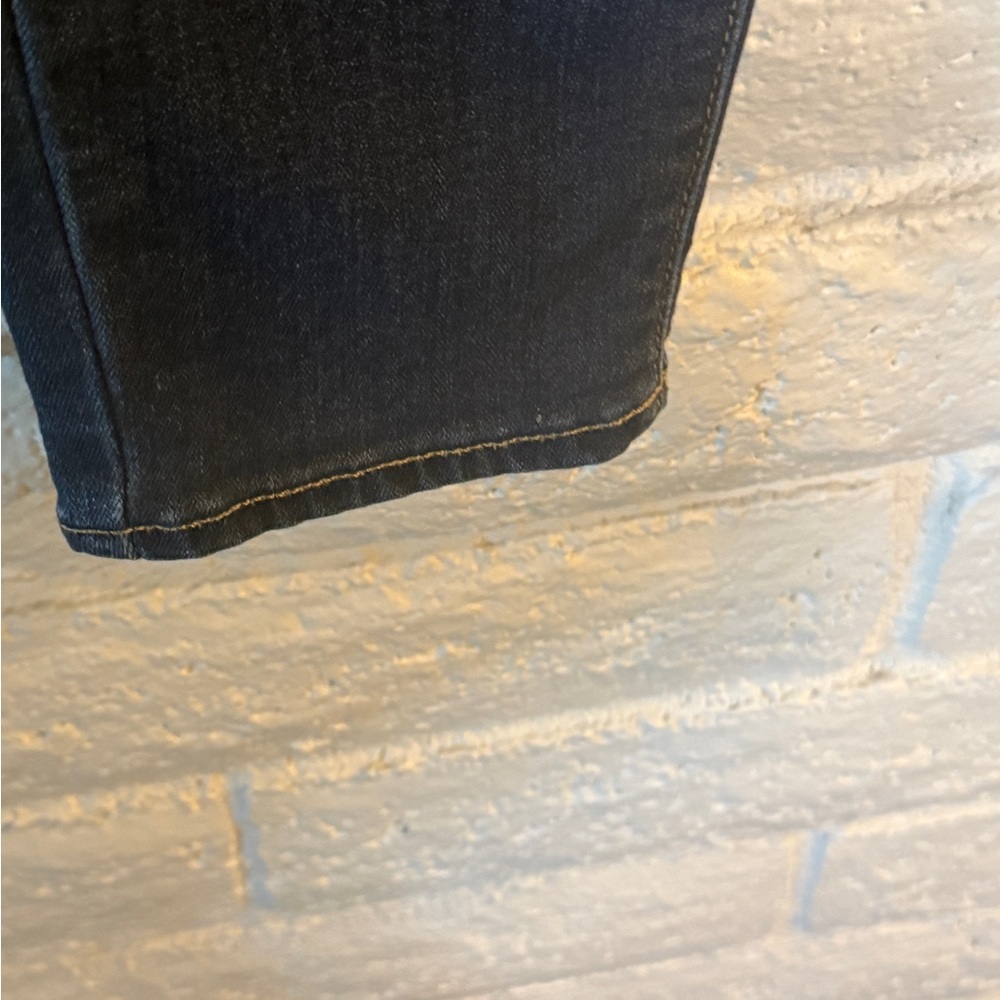 PAIGE Verdugo Ankle Dark Wash Skinny Jeans| Stretch Mid Rise - Picture 6 of 10